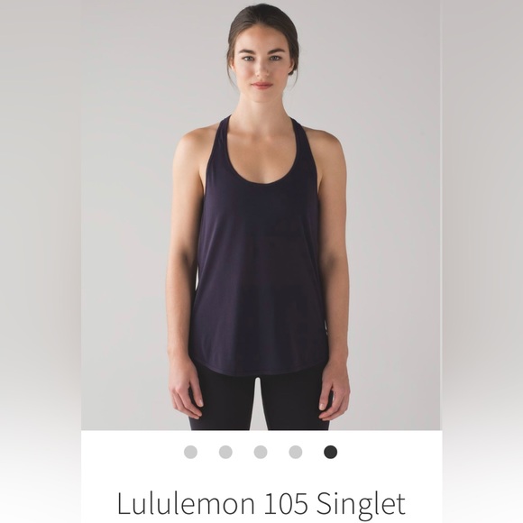 Lululemon size 6 105 singlet fuchsia - Picture 7 of 7